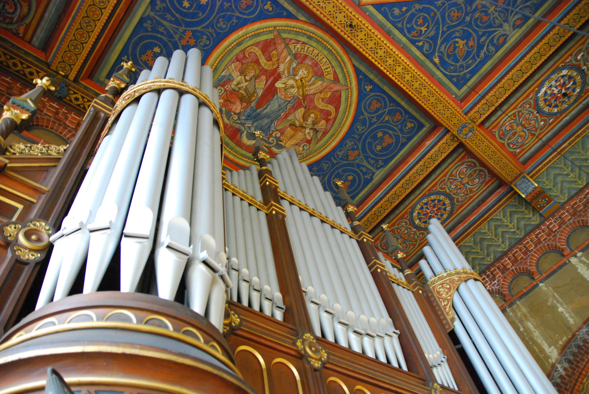 Die historische Sauer-Orgel in der Immanuelkirche am Prenzlauer Berg